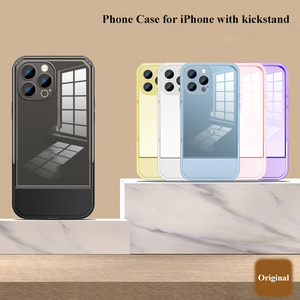 Coques de Téléphone Portable en Gros pour iPhone 16 15 14 Pro Max, Étuis 13 11 12 X, <span class=keywords><strong>Accessoires</strong></span> avec Béquille <span class=keywords><strong>et</strong></span> Protection Caméra - Product Image 2