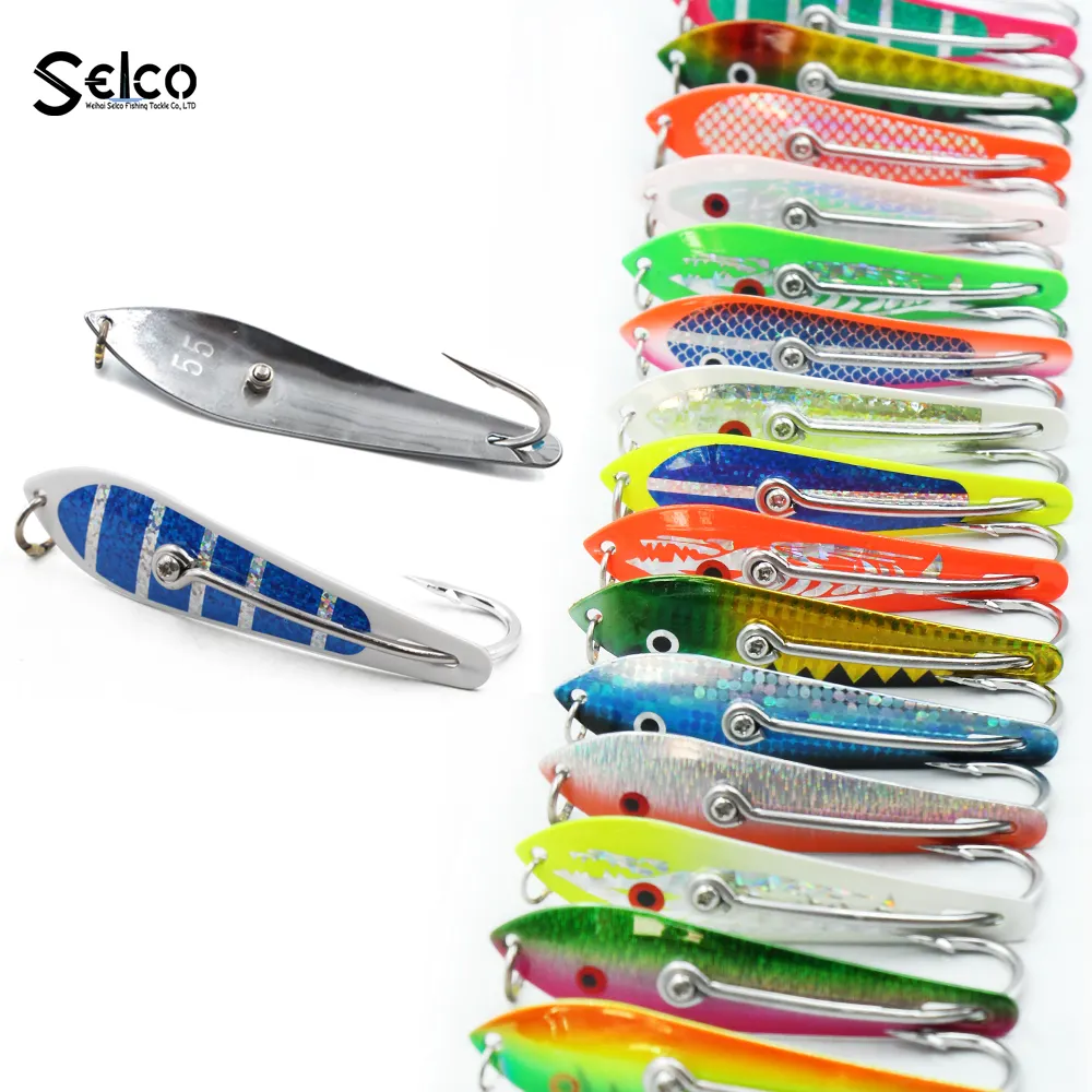 Saltwater boat fishing metal lure Trolling fishing tackle Drone Spoon big spoon fishing lure