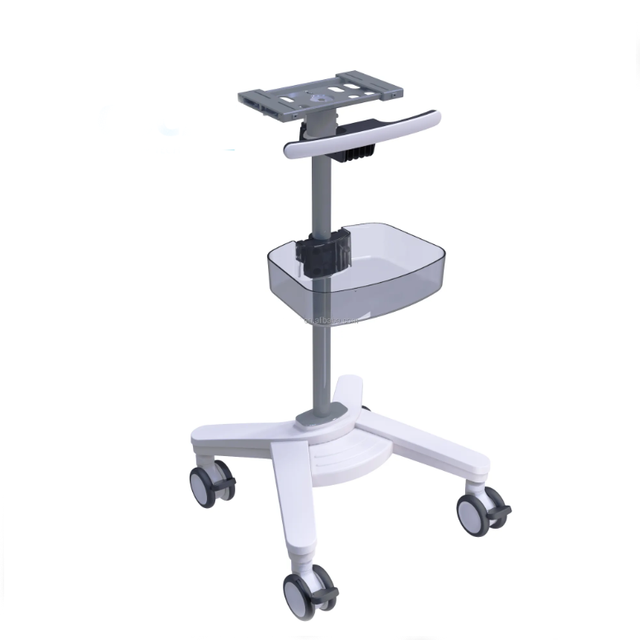 JAM Hospital ECG Equipment Quality Monitor Stand Stainless Steel Medical Instrument Patient Monitoring Cart CE Certified