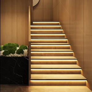 ممر الإضاءة الألومنيوم الذكية مستشعر حركة ليد خطوة أضواء لدرجات السلم - Product Image 5