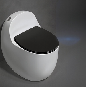 Inodoro con Forma de Huevo Múltiples opciones de color para la <span class=keywords><strong>tapa</strong></span> del inodoro. Asiento de Inodoro Pequeño para Baño Doméstico - Product Image 2