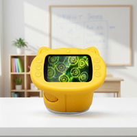 Microscopio de Bolsillo Mini para Niños Pequeños, 1000X, Juguete Educativo Ligero con Pantalla HD de 2.4 Pulgadas y 8 LED