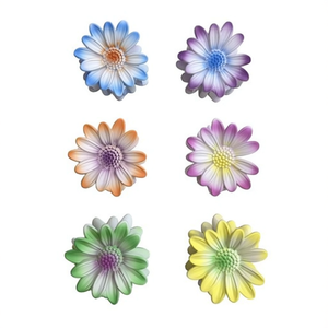 Fermaglio per capelli Daisy Claw Clip 8 cm opaco per donne e ragazze, accessorio floreale per capelli - Product Image 2