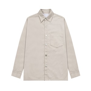 Chemise en jean décontractée surdimensionnée pour homme, style japonais Ami Selvedge, personnalisée, à manches longues, en denim, avec broderie motif cœur, populaire à <span class=keywords><strong>Paris</strong></span> - Product Image 4