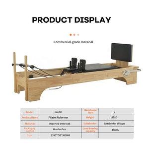 Reformer de Pilates Comercial, Equipo de Roble Blanco, Máquina Reformer, Escalera de Estudio, Barril, Corrector de Columna, Conjuntos de Yoga, EedFit <span class=keywords><strong>ED</strong></span>-P04 - Product Image 4