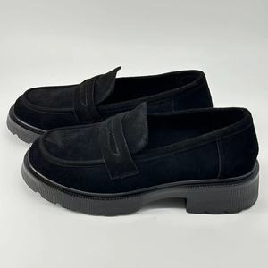 Mocassini primavera estivi da <span class=keywords><strong>donna</strong></span> con testa rotonda a bocca bassa in camoscio comode solette da lavoro Casual per studenti scarpe-all'ingrosso - Product Image 5