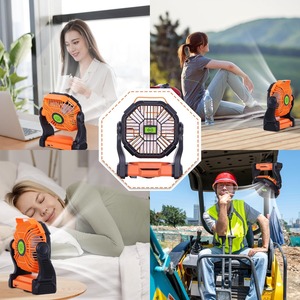 Ventilador de <span class=keywords><strong>Camping</strong></span> Plegable Multifuncional con Luz LED, Rotación de 270°, Banco de Energía USB, Cuatro Velocidades, en Inglés, para Uso en Automóviles/RV/Hotel/Aire Libre - Product Image 6