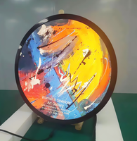 Écran LCD IPS haute luminosité 15,7/23,6 pouces avec écran tactile PCAP, fréquence de rafraîchissement 120 Hz, entrée 2.1, montage mural, TFT circulaire
