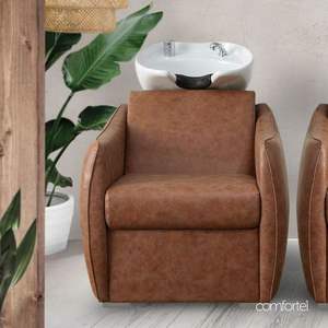 Silla y lavabo para salón de belleza, silla para lavado de cabello y champú - Product Image 2