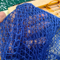 Filet de pêche en nylon/polyester à nœuds simples haute résistance fabriqué en Chine, maille de 12 mm à 1000 mm, filet d'élevage de poissons