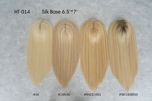 Topper de Cabello Humano Europeo 6.5*7 con Base de Seda para Mujer, Peluca con Base de Seda para Alopecia en Damas - Product Image 6