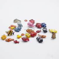 Direct usine, Breloque de téléphone et Pendentif de sac en résine, Figurines colorées de la vie marine : Poisson, Dauphin, Hippocampe, Phoque, Ancre, Étoile, Baleine, Requin