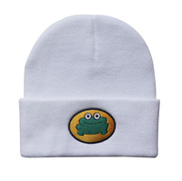 도매 Gorros 비니 파라파 래퍼 개구리 사용자 정의 비니 자수