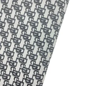 Grosir desain modis anti-kerut bernapas 100% bahan polyester jacquard kain untuk jaket pakaian