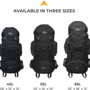 Free Sample 70L Hiking <b>Backpack</b> with <b>Rain</b> <b>Cover</b> Lightweight Travel <b>Backpack</b> Waterproof Camping <b>Backpack</b> - Product Image 4