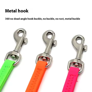 Cinturón de anillo de baño de PVC con logotipo personalizado para perros y gatos ACCESORIOS DE MESA DE ASEO sólidos con decoraciones de cinta - Product Image 2