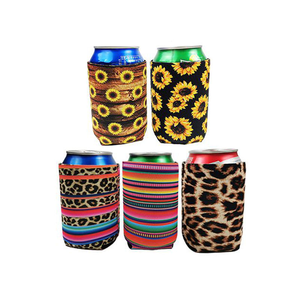 Porte-canette isotherme en néoprène 12 oz, double paroi, pour cadeaux promotionnels d'entreprise, impression personnalisée de code QR - Product Image 2
