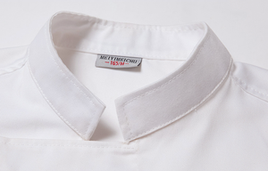 Haute qualité OEM logo à manches longues Chef vêtements hommes femmes hôtel restauration travail uniforme gâteau <span class=keywords><strong>boulanger</strong></span> cuisine plaine Chef manteau uniforme - Product Image 5