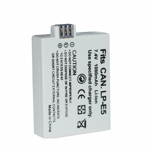 Batterie de remplacement REAL CAP LP-E5 pour appareils photo <span class=keywords><strong>Canon</strong></span> EOS Rebel XS T1i XSi <span class=keywords><strong>1000D</strong></span> 500D 450D Kiss X3 – Batteries d'origine OEM - Product Image 2