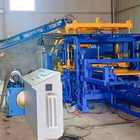 Machine à pavés hydraulique entièrement automatique certifiée CE QT5-15 utilisant du ciment, du sable et des déchets de construction, niveau de sécurité élevé