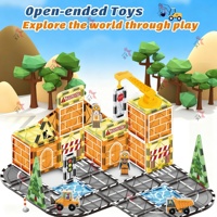 Juego de Juguetes Magnéticos Educativos 3D STEM de Construcción, Tendencia 2025, Bloques de Construcción Magnéticos, 48 Piezas de Azulejos Magnéticos para Niños