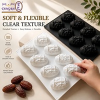 Molde de Silicona de Grado Alimenticio Tangba para Dátiles, Chocolate, Mousse, Caramelos, Repostería, Postres y Pasteles, Personalizable