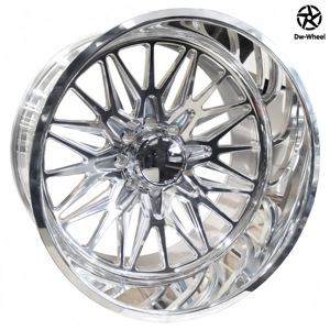 DW Forged Alloy <strong>Wheel</strong> 20-26Inch <strong>Chrome</strong> Polished Deep Lip Wide <strong>Wheels</strong> For Truck Ford Ford F-series Silverado1500 2500 3500 Ram - Product Image 1