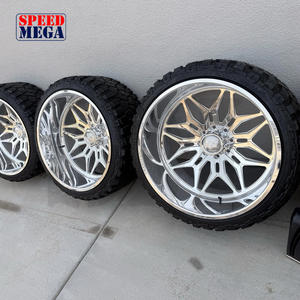 Rines Forjados de Aleación de Aluminio con Borde Pulido Profundo 6x139.7 8x165.1 8x170 para Camionetas Ford F150 GMC Silverado 2500 3500 Ram - Product Image 3