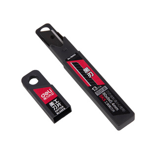 Deli Utility Knife Blade 18mm Stainless Steel For Craft Paper Cutting 10pcs Pack - Product Image 5