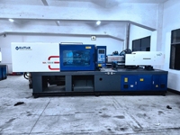 Machine de moulage par injection de plastique PE hybride automatique WMA 160 tonnes pour la fabrication de pompes à moteur servo horizontal, pour l'Haïti