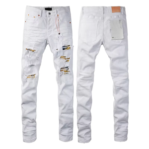 Jeans <span class=keywords><strong>De</strong></span> Alta Calidad En Tendencia Para La <span class=keywords><strong>Moda</strong></span> Europea Y Americana - Product Image 3