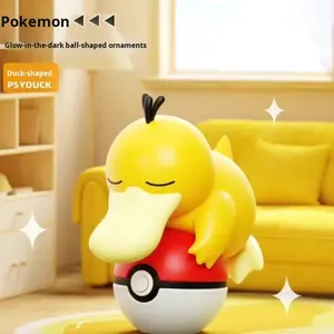 Figurine Pokémon Poké Ball qui brille dans le noir, boîte mystère, matériau PVC, jouet tendance, poupée faite à la main, cadeau - Product Image 3