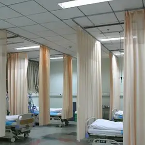 Disposable Hospital Fabric Medical Privacy Curtain in Emergency Room Hospital