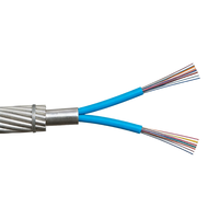 Câble de terre aérien OPGW Shenguan G652D à fibre optique monomode pour la communication des réseaux électriques