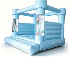 Château gonflable rose personnalisé pour événements commerciaux, location de château gonflable pour fêtes d'anniversaire d'enfants, événements en plein air - Product Image 5