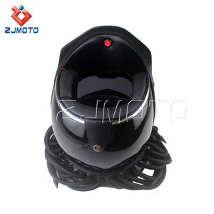 L tamaño depredadores máscara de fibra de carbono <span class=keywords><strong>neca</strong></span> de la motocicleta del casco de la cara de hombre de hierro de seguridad punto con casco bolsa de almacenamiento - Product Image 6