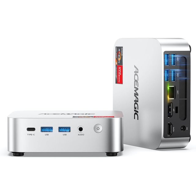 ACEMAGIC K1 Mini PC AMD Ryzen 5 Quad Core 16GB RAM 256GB SSD Windows 10 Business Use