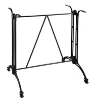 Pieds de table en métal noir en fonte de bambou de qualité commerciale en gros pour restaurant