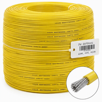 Fil de connexion industriel ECHU 1015 Type 16AWG en cuivre massif étamé, isolé PVC 105°C 600V, pour usage automobile, bobine de 100M