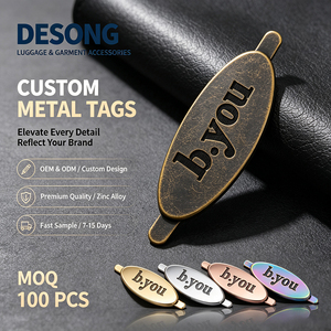 Personal Custom Logo Stainless Steel Pin Buttons Metal Badges Decor Gifts for <b>Clothes</b> - Product Image 1
