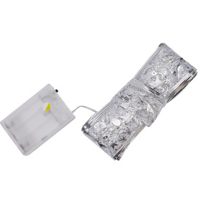LED 배터리 작동 방수 크리스마스 리본 스트링 이중 레이어 장식 펜던트 트리 액세서리용 핫 스탬핑 - Product Image 5