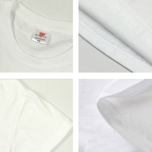 Camiseta Infantil 100% Algodón, Blanca, Manga Corta, con Logotipo OEM, Lisa, Personalizable, Unisex para Niños - Product Image 4