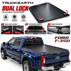 Cubierta Retráctil Manual para Camionetas Ford F-350 con Doble Bloqueo de Liberación Disponible desde Cualquier Lado - Product Image 1