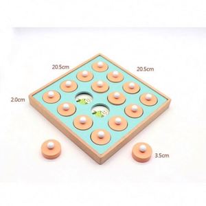 Educational Colorful Wooden Memory <b>Chess</b> for Kids & Adults-DIY Toy <b>Set</b> - Product Image 4