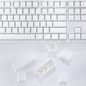 Teclas PBT en Blanco HZGAMER, Teclas PBT Personalizadas de Doble Capa para Teclado Mecánico, Retroiluminación RGB, Programables - Product Image 2