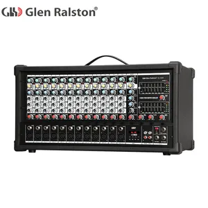 Glen Ralston 12 채널 전문 디지털 음악 오디오 dj 믹서 컨트롤러 700W dj 오디오 믹서 저렴한 가격 및 USB
