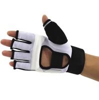 Guantes de Boxeo de Medio Dedo, Protector de Pies para Taekwondo, Conjunto de Protección para Manos y Pies para Entrenamiento de Artes Marciales