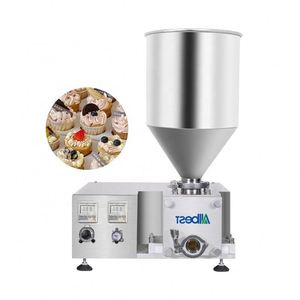 Machine de remplissage manuelle de crème glacée de tube d'acier inoxydable de boulangerie commerciale pour les donuts espagnols Churros pour la cuisine de restaurant nouveau - Product Image 1