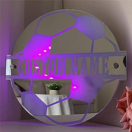 Soccer Wall Mirror Light