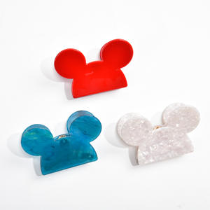 Fabriek Groothandel Dier Cartoon Schattige Acetaat Haaraccessoire Haarklauw Voor Haardecoratie Europese Stijl Glitter - Product Image 3
